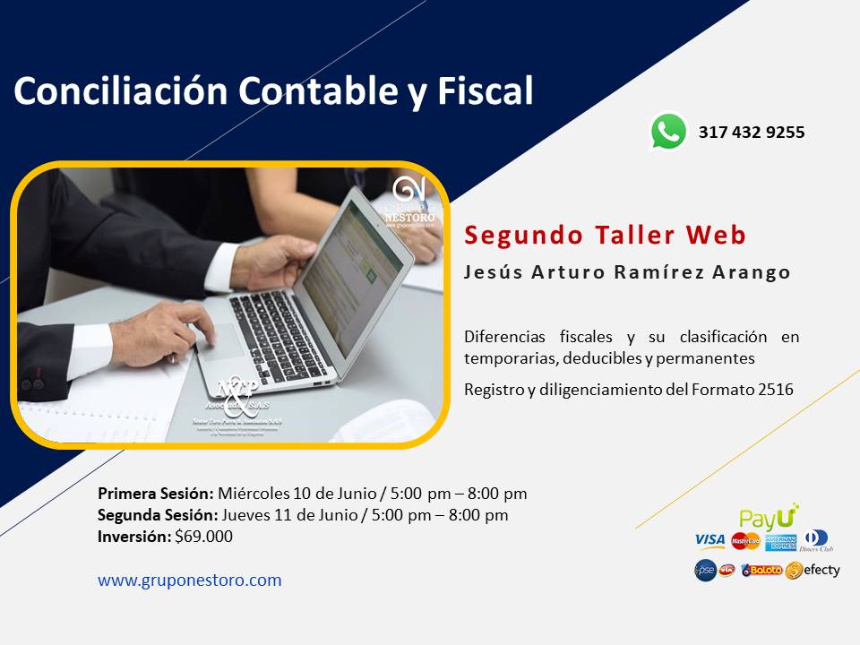 yuliotoro's tweet photo. 🙋 Revisa Nuestros Próximos Seminarios Web en Impuestos, Medios Magnéticos y NIIF - https://t.co/4vBhCLsijA #contador #impuestoderenta #pymes @diancolombia @Nestoroeat #colombia https://t.co/OPlXoSKjLZ