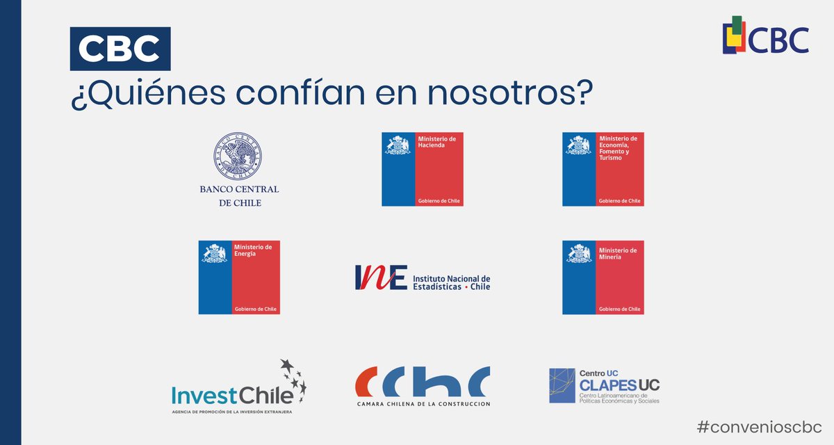CBC_SCL's tweet photo. 🟢🟡🔵
Hoy contamos con el respaldo de 9 instituciones que contribuyen enormemente al desarrollo y gestión del país.

Se vienen nuevas alianzas que nos permitan entregar un real valor de gestión a las distintas zonas de #Chile. 
#convenioscbc https://t.co/PR2uWX1cmu