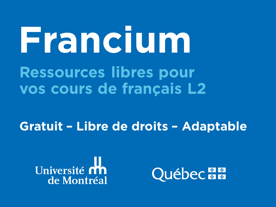 UdeM_francais's tweet photo. En présentiel ou à distance, merci à l'@OQLF de nous avoir permis de faire découvrir Francium à de nombreux partenaires en francisation des adultes :

@csmbourgeoys
@CollegeRosemont
@cegepduvieuxmtl
@cegepmarievic
@cegepsl
École de langues de l'UQAM
@UMontreal
@MIFI_QC
MEES https://t.co/YlwbA8fi1R