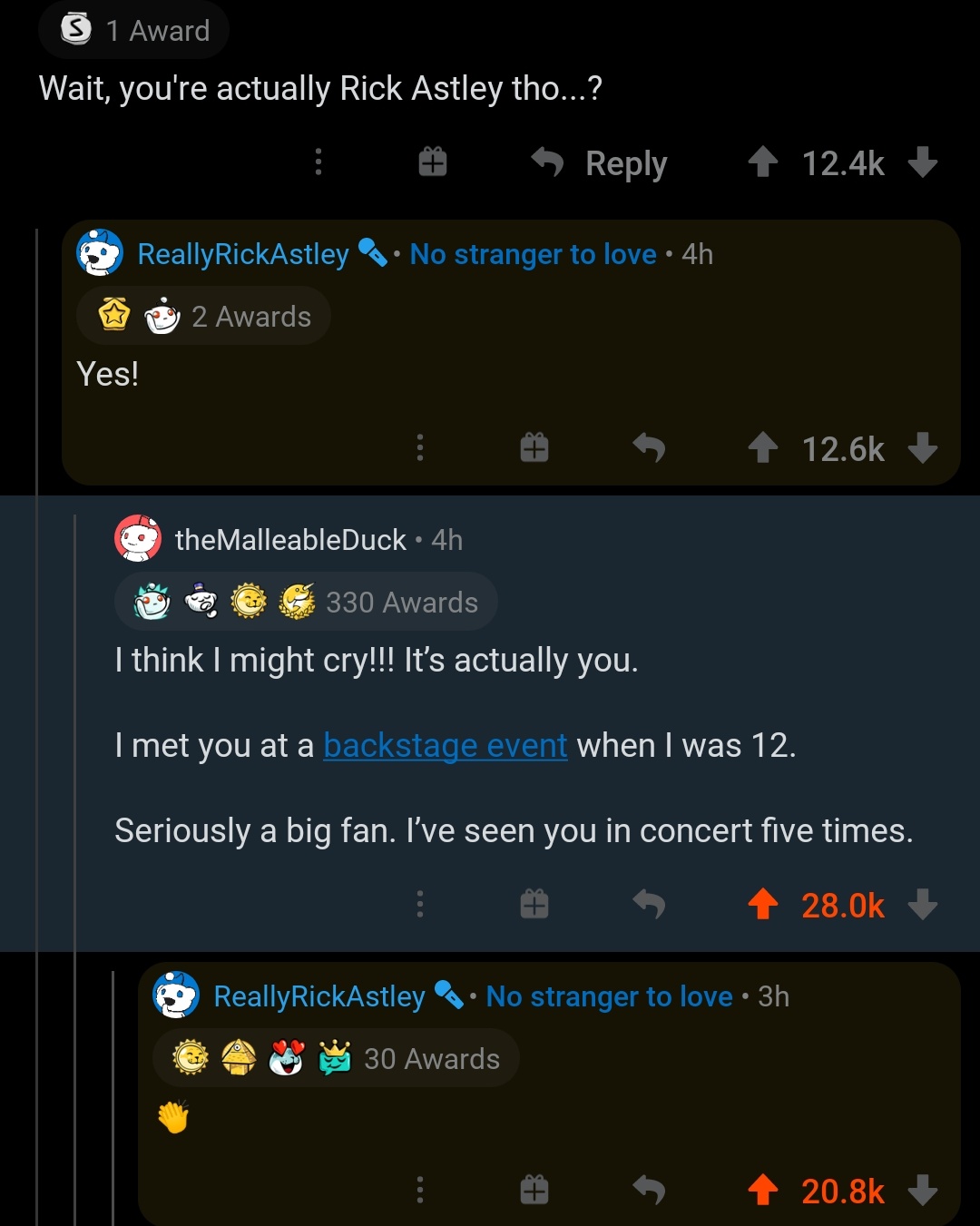 Boatbomber On Twitter For Those Of You Who Don T Use Reddit History Had Just Been Made Rick Astley Himself Has Gotten Rick Rolled Pack It Up Folks The Internet Is Completed Https T Co 8w0mibbluj - twitter rick rolld xd roblox Boatbomber On Twitter For Those Of You Who Don T Use Reddit History Had Just Been Made Rick Astley Himself Has Gotten Rick Rolled Pack It Up Folks The Internet Is Completed Https T Co 8w0mibbluj - rick rolld xd roblox