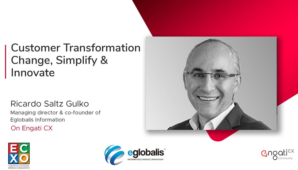RicardoSGulko's tweet photo. Complexity Vs. #simplicity  is not always negative! A nice conversation with @getengati #CX  about AI Customer Transformation, Change, Simplification &amp; Real Innovation https://t.co/lUCzfNn1GX #CustomerExperience  #innovation #design #Innovations #CustomerJourney @vjaiswal https://t.co/ZAs6disD58
