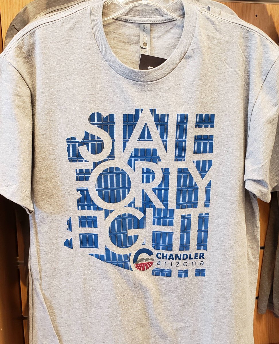 Chandler residents! Don't forget we carry the City Government of Chandler, Arizona T-shirt from State Forty Eight Portions of each purchase go to the city's A-OK charity fund. #lovechandler