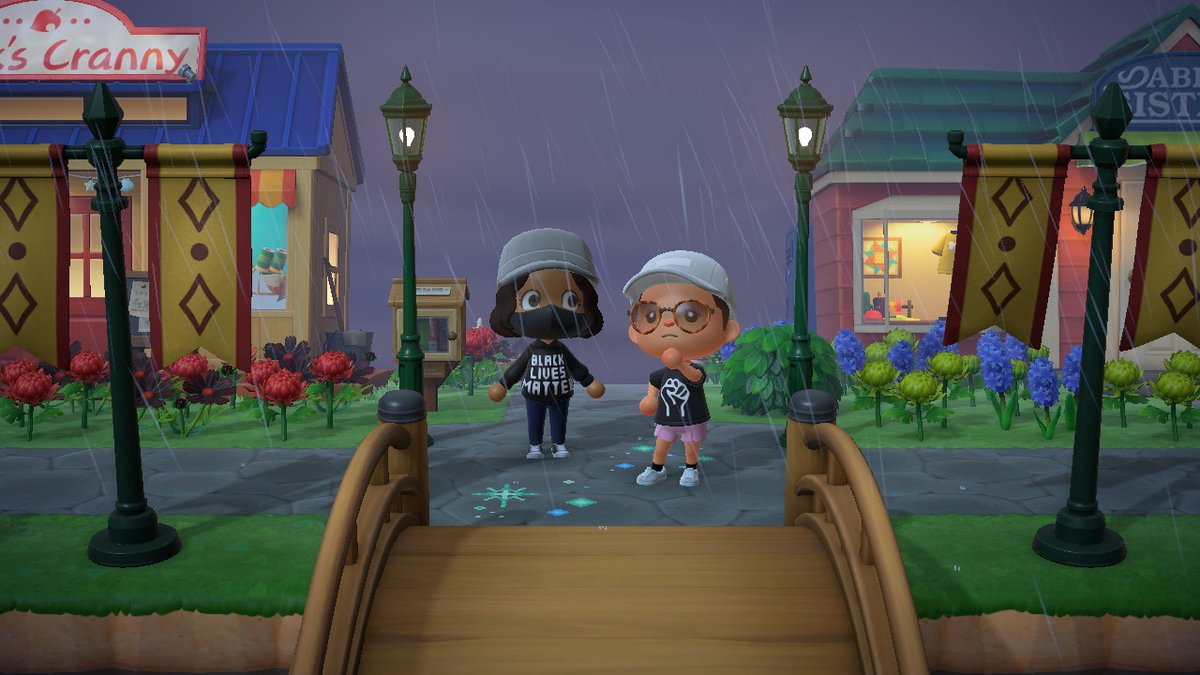 Coralcove BLM march with @trevoracnh #AnimalCrossing #ACNH