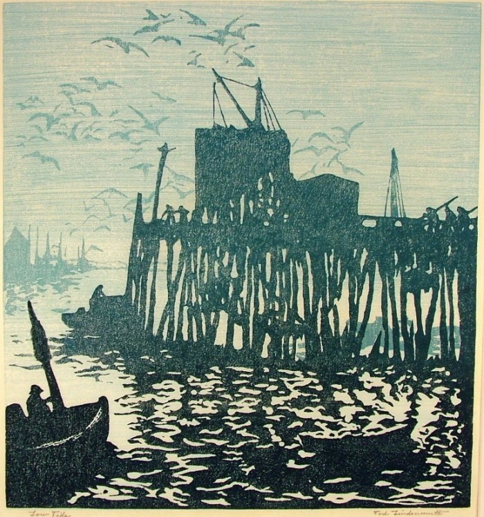 Low Tide, c1915, Tod Lindenmuth