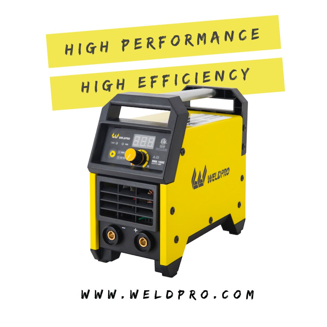 WeldproWelding's tweet photo. Our MMA160GDSV 160 Amp Inverter Arc/Stick/Lift TIG Welder incorporates IGBT and features performance with high efficiency. Learn more 👉 https://t.co/YmjxRJhub7

#Weldpro #welder #welders #welding #arcwelder #stickwelder #multiprocesswelder https://t.co/WEIBtC9jeo