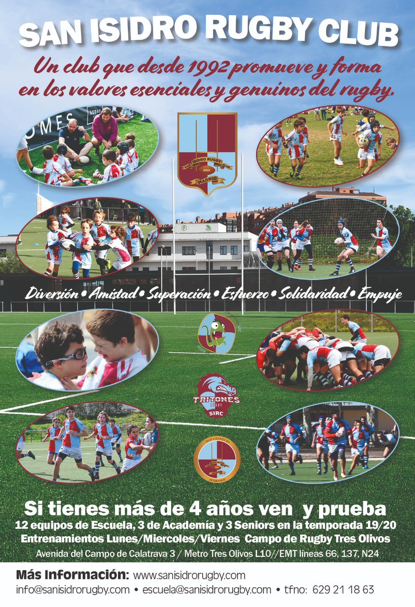 Te animas a probar? Ponte en contacto con nosotros en info@sanisidrorugby.com y te diremos como. #fuencarralrugby #sanisi #fuencarral