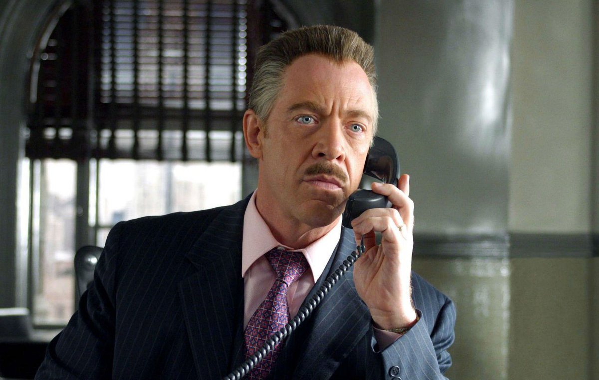 JK Simmons as J. Jonah Jameson