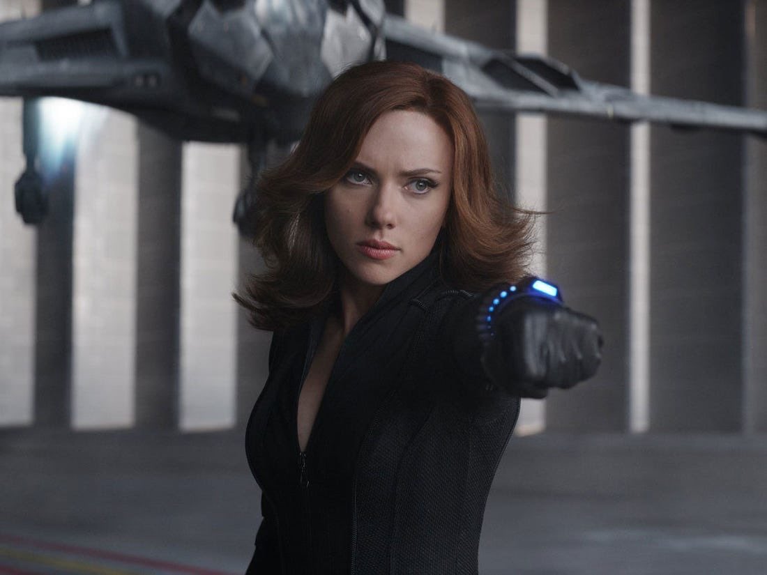 Scarlett Johansson as Black Widow
