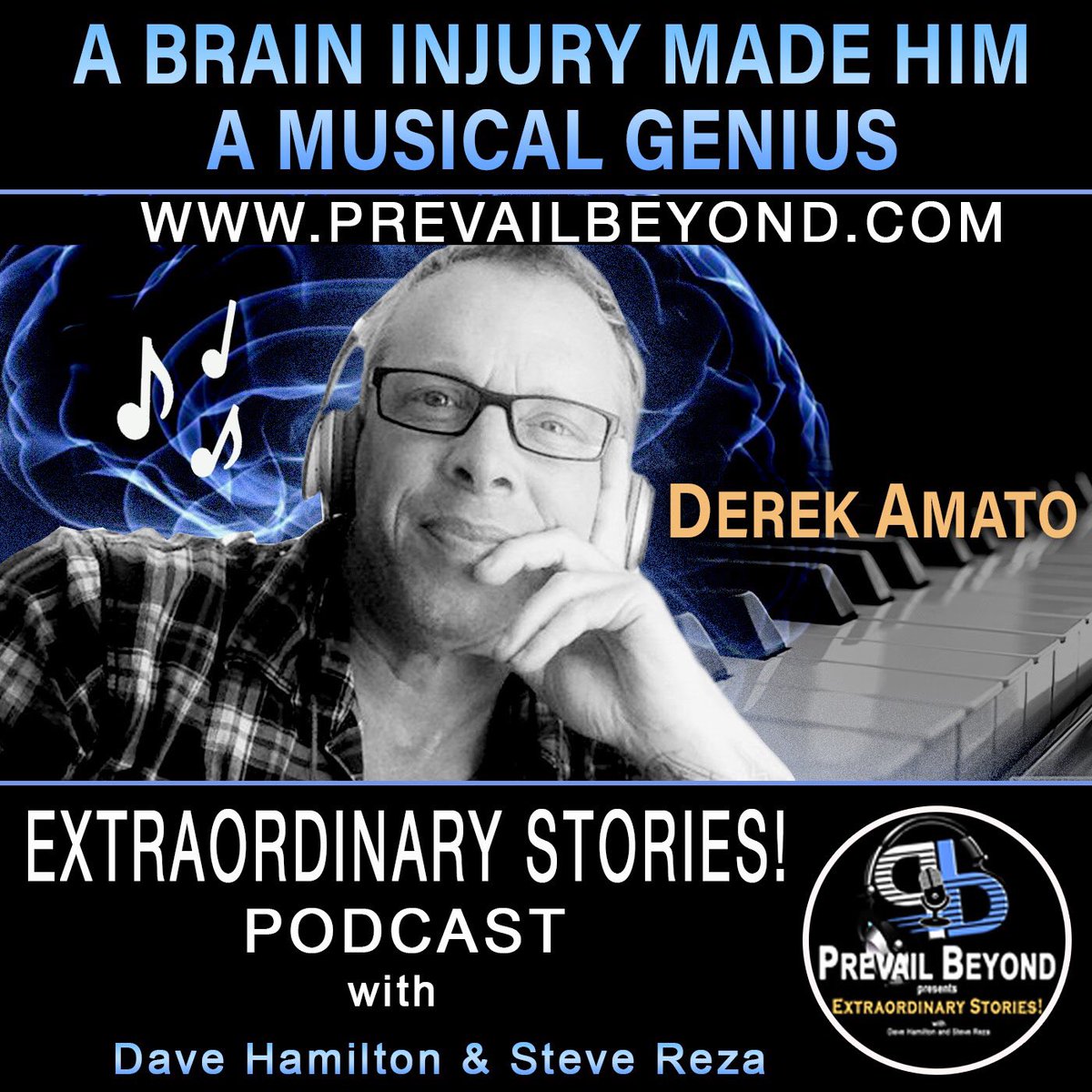 PrevailBeyond's tweet photo. Check out this week’s episode featuring the one and only, Derek Amato. #derekamato #prevailbeyond #ExtraordinaryYou https://t.co/7I2d8tgtJI https://t.co/nuo5GUmTsL
