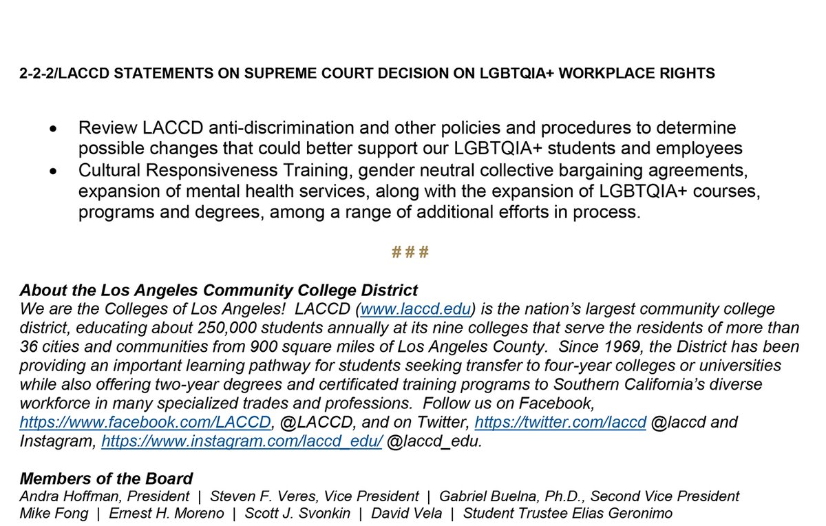 Los Angeles Community College District tweet media