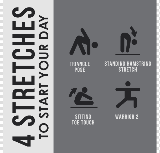 BelleviewSnap's tweet photo. We are OPEN and excited to see our members as they feel comfortable returning! In the meantime, give these stretches a try to start the day! https://t.co/5XB9iGPyvt