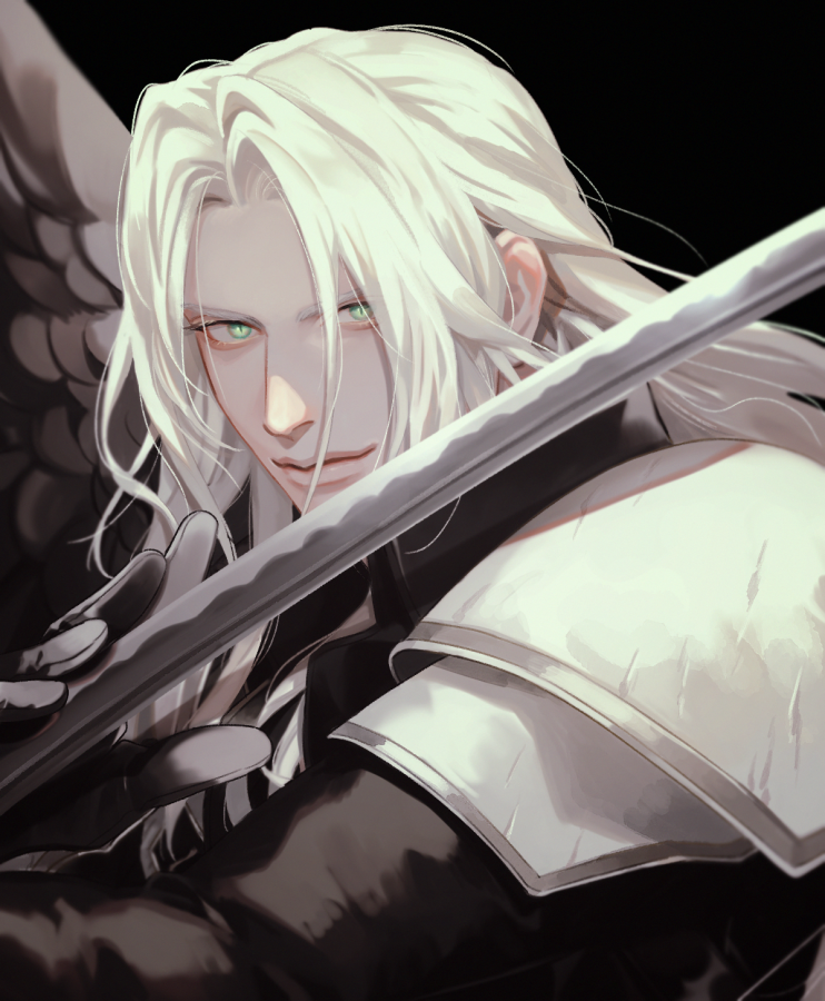 セフィロス 「Kneel before me. 」|ゲニアスウェイのイラスト