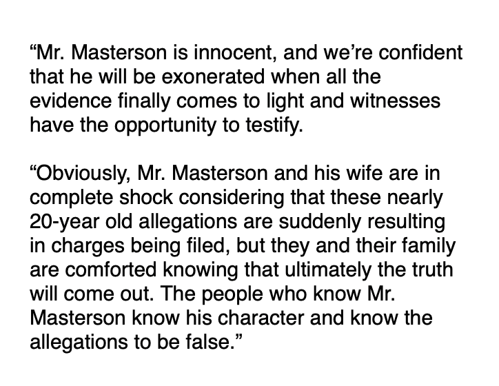 2. Statement from Danny Masterson's attorney Tom Mesereau.