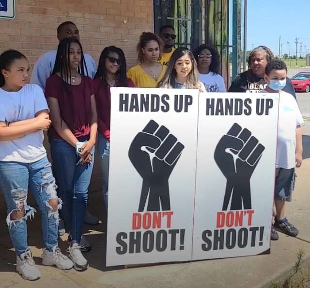 Press Conference for upcoming #blmokc Children’s March, Sunday, June 21 @ 3pm
FD Moon Middle School #BlackLivesMatter