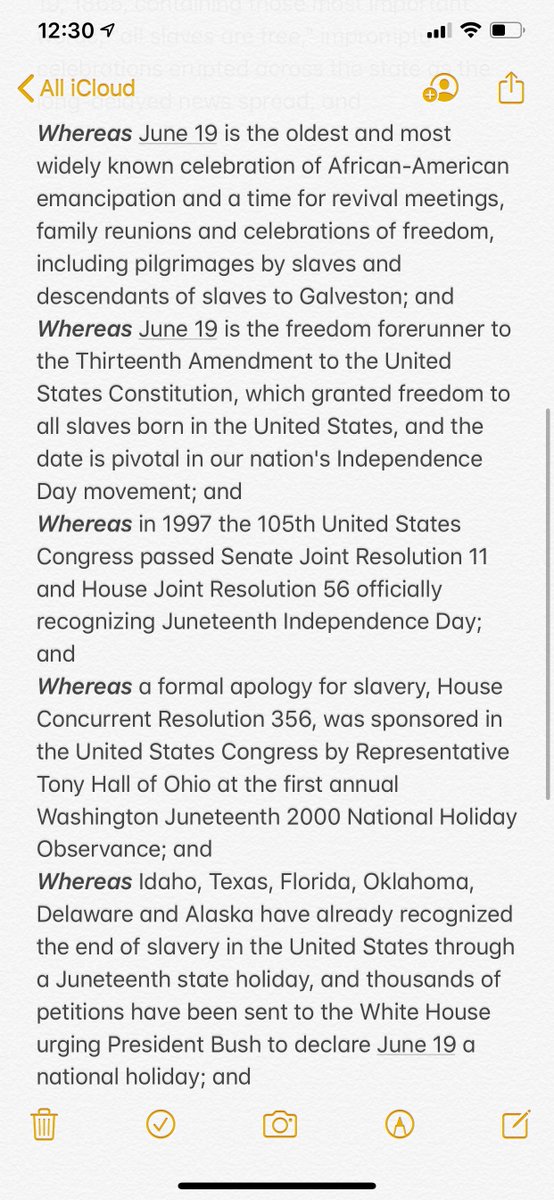 On June 26, 2001, Oregon declared  #Juneteenth   to be a statewide celebration. (15/23)