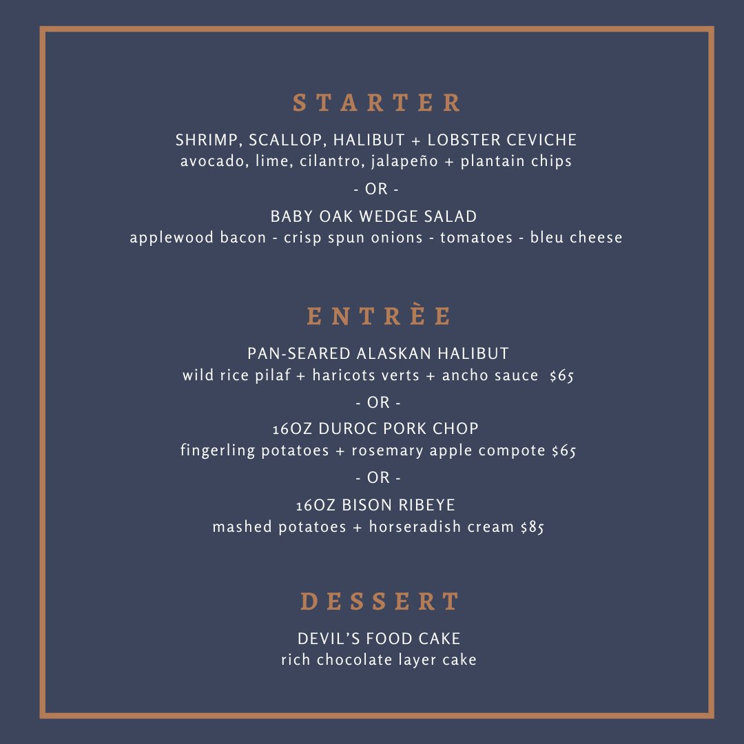 Oak Restaurant tweet media