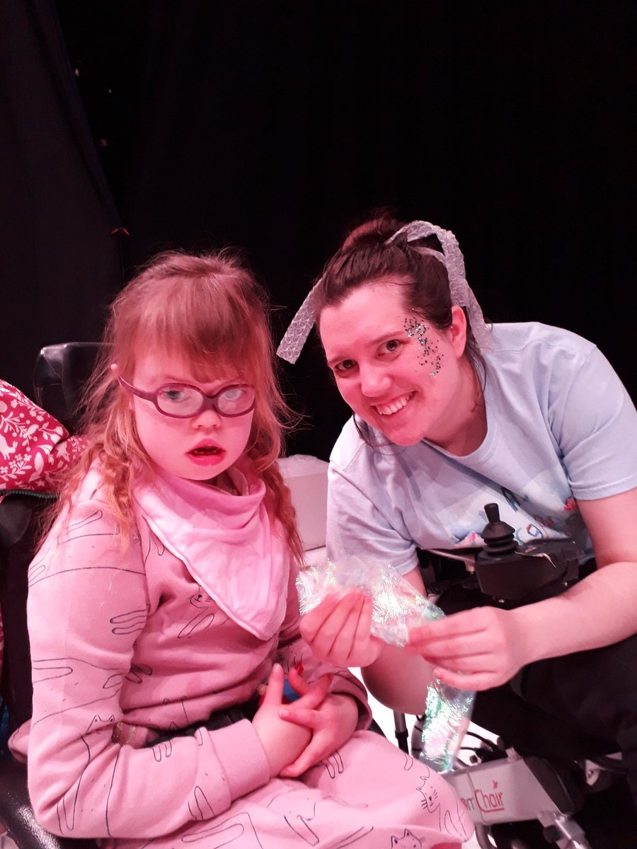 Thank you to @oilycart for making powerful and motivating work for #Disabled audiences with #DisabledArtists my #SEND daughter is transfixed when we visit you and seeing a wheelchair using artist was inspiring and enabling for her an me too.
 #WeShallNotBeRemoved