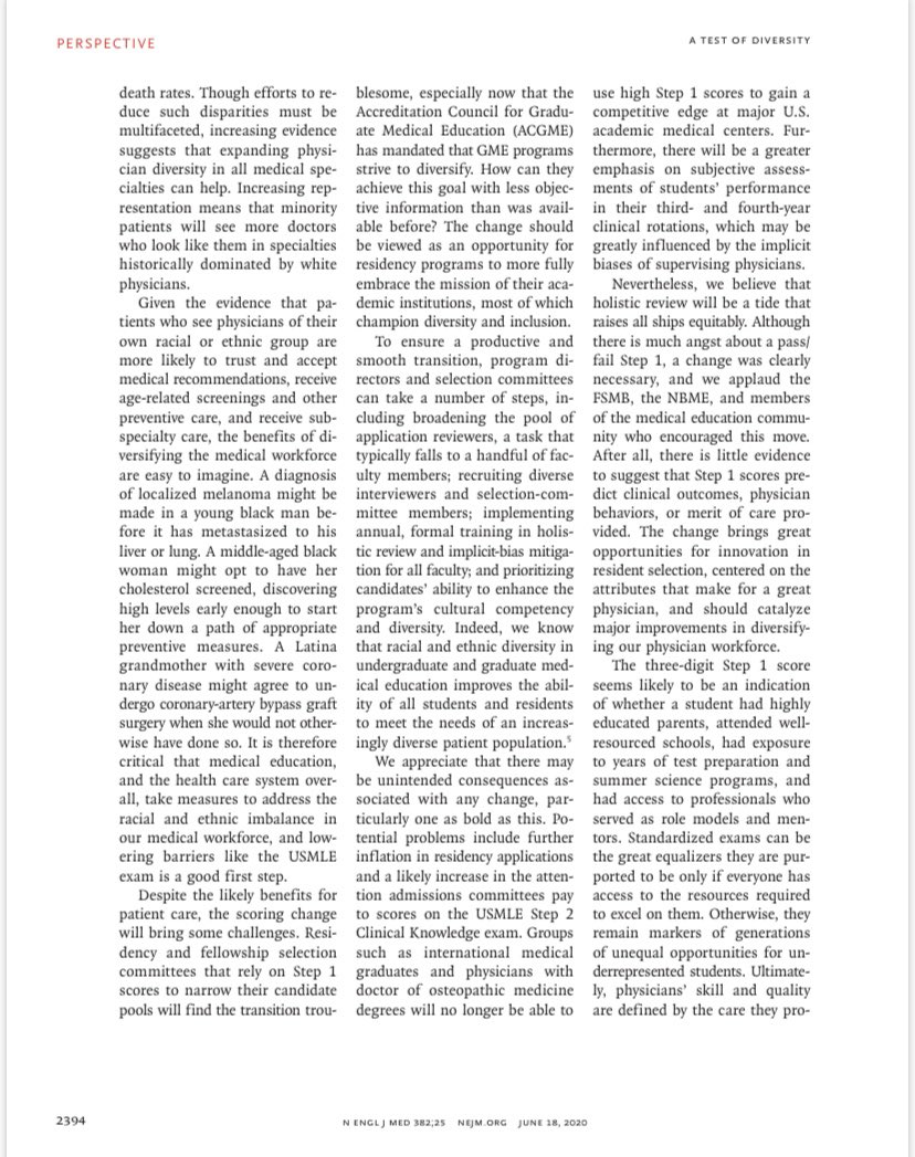 Utibe R. Essien, MD MPH (@uressien) on Twitter photo After seeing patients all day, my Dad is going to settle into his office, open up his weekly copy of <a href="/NEJM/">NEJM</a> and see his son’s name in it. And that makes all of this worth it. 🙏🏾
Thanks <a href="/QuentinYoumans/">Quentin Youmans, MD, MSc, FACC</a> <a href="/DrQuinnCapers4/">Quinn Capers, IV</a> for the collab.
#BlackMenInMedicine
nejm.org/doi/full/10.10… After seeing patients all day, my Dad is going to settle into his office, open up his weekly copy of <a href="/NEJM/">NEJM</a> and see his son’s name in it. And that makes all of this worth it. 🙏🏾
Thanks <a href="/QuentinYoumans/">Quentin Youmans, MD, MSc, FACC</a> <a href="/DrQuinnCapers4/">Quinn Capers, IV</a> for the collab.
#BlackMenInMedicine
nejm.org/doi/full/10.10…