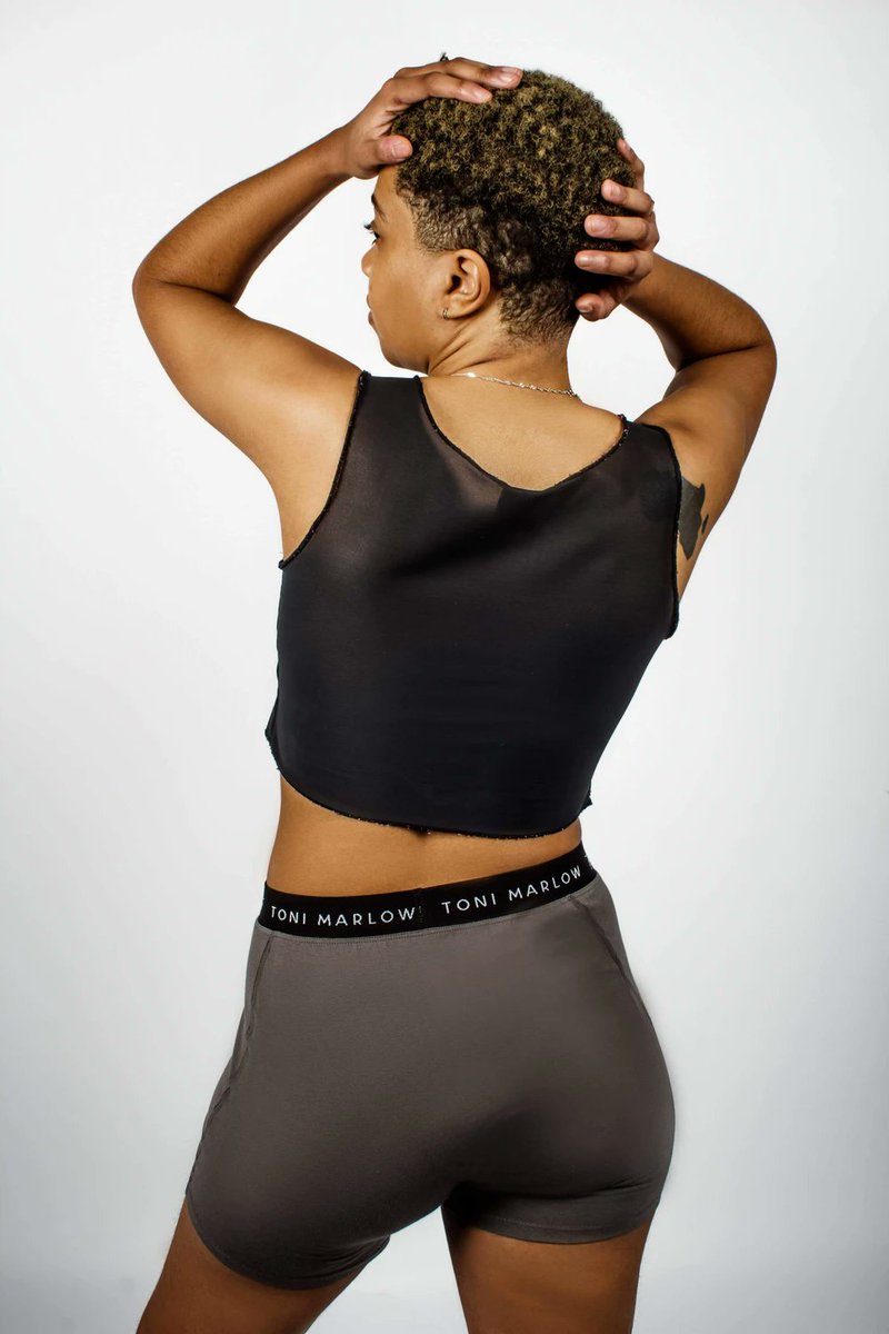  @Toni_Marlow_Co: Toni Marlow is a Toronto-based brand focused on racerbacks, boy shorts, apparel, and packer underwear! They also have boy shorts discreetly built for period pads. Simple, cool, comfortable wear.  https://www.tonimarlow.com/ 