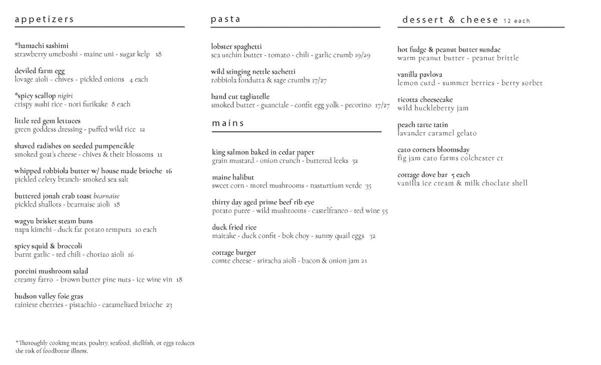 thecottagect's tweet photo. This evening's menu!
#thecottage #westportct #ct #restaurant #foodie #thecottagect #06880 #westport #ffldcounty #cteats #ctdining #ctfoodie #ctfoodies #ctfood #ctrestaurant #foodies #fairfieldcounty #connecticut https://t.co/bfQg1tadRx
