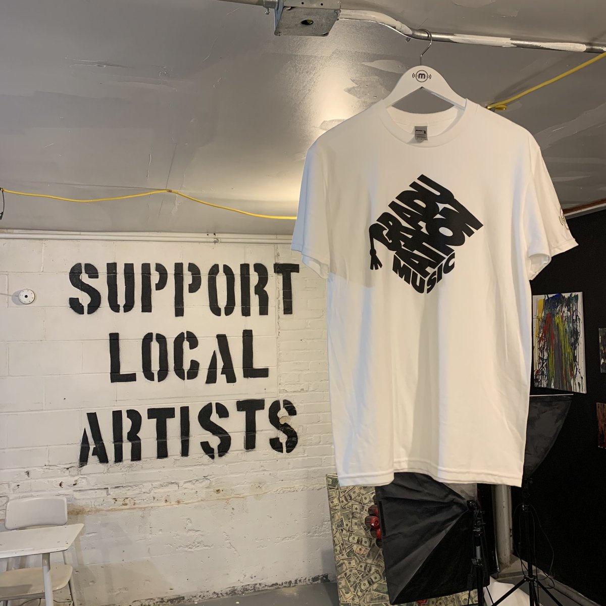 In honor of it being 6/17, we are thrilled to announce the launch of our @gradmusicboston t-shirts! Proceeds will be going directly to @ufiboston to assist in building a grow box for a community member in need! Click below to purchase + read more: graduationmusic.org/2020/06/17/gra…