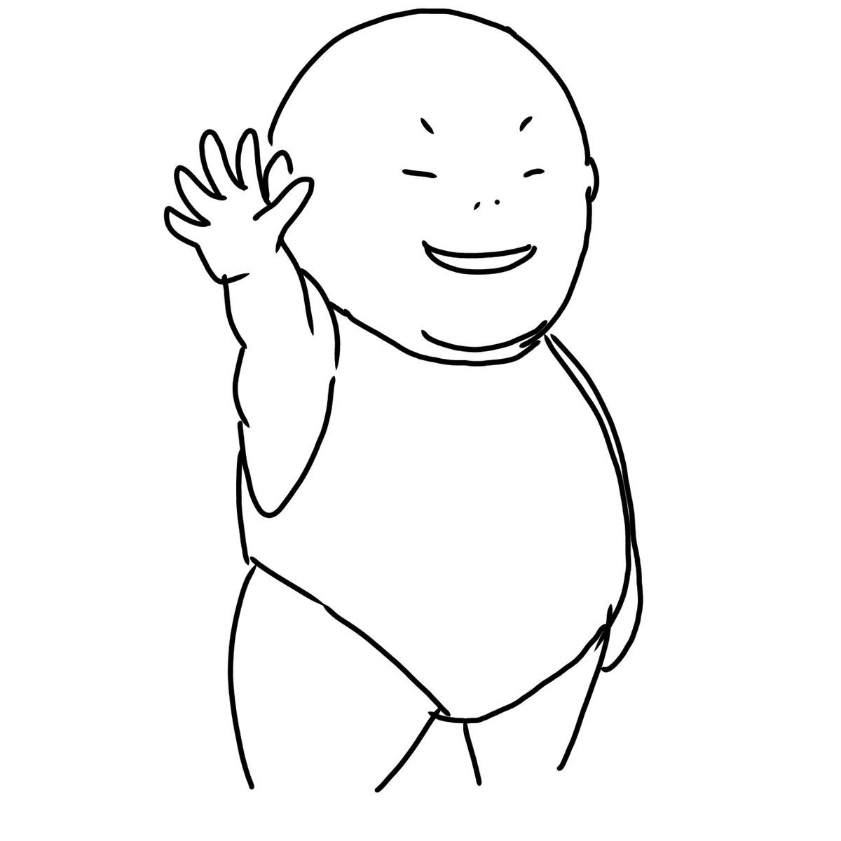 3分イラストチャレンジ 坊編 今回もジブリから お別れのシーンの坊に挑戦 ギガマックのイラスト