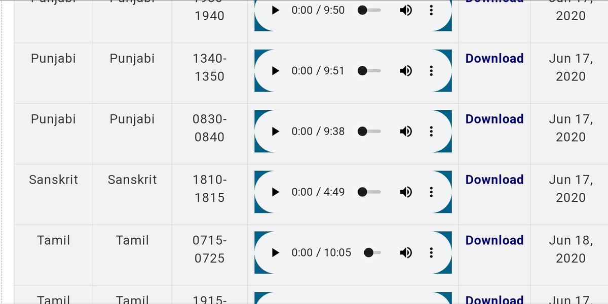  @newsonair  @AkashvaniAIR  @airnewsalerts  @PrakashJavdekar No morning news today in my language Samskrtam. I'll keep reporting till you listen.