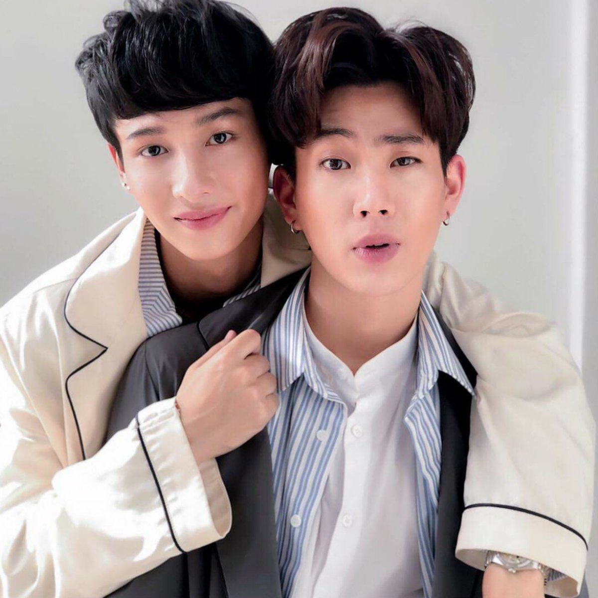 A thread of  #MewGulf and  #OffGun as eachother because I am literal  #Waanjai and  #Babii trash 