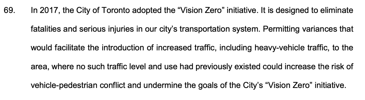 - It isn't that they oppose the use (again, 12 bed hospice), just no at this location.- That there is a housing crisis in Toronto and this project demolishes 2 detached houses. Seriously... they wrote this.- Contrary to VisionZero. Also, seriously.