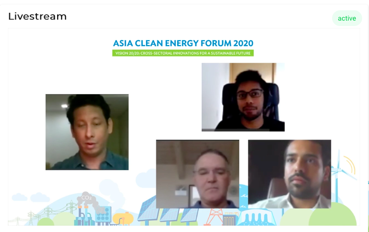 ACEF_Forum's tweet photo. Happening Now: @ADB_Ventures @PFAN_Global @NewEnergyNexus Part I of special spotlight session on scaling energy tech for the new normal #VirtualACEF2020 #VirtualACEF https://t.co/5TmOiZBGOR