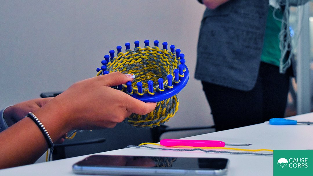 CauseCorps's tweet photo. At our latest Sydney meet up, we were joined by a number of passionate volunteers to knit hats for premature babies in hospitals. Come find a free, fun and impactful volunteering opportunity near you:  https://t.co/4fYfqlbPcO https://t.co/FfQsgcf4J6