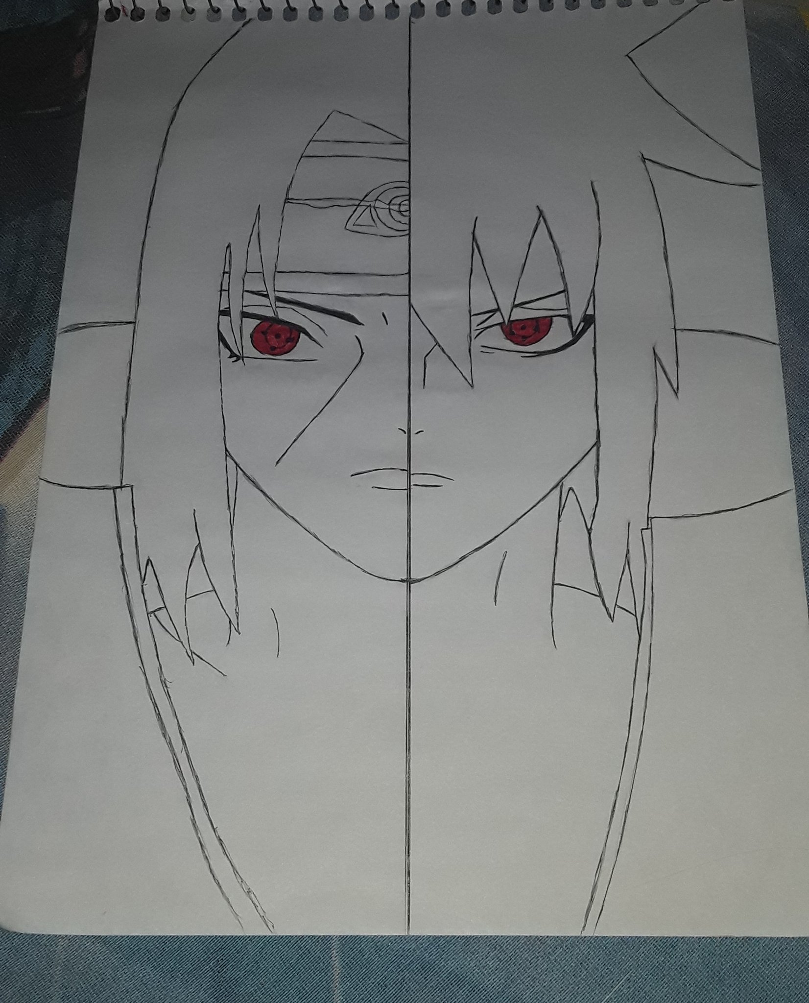 Michele Dias on X: Sasuke e Itachi #clauchiha #fugaku #akatsuki