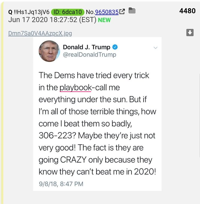 28.   #QAnon "John Bolton is running the exact same revenge playbook against Trump that James Comey used. He’s even using the same agent.."   #Q