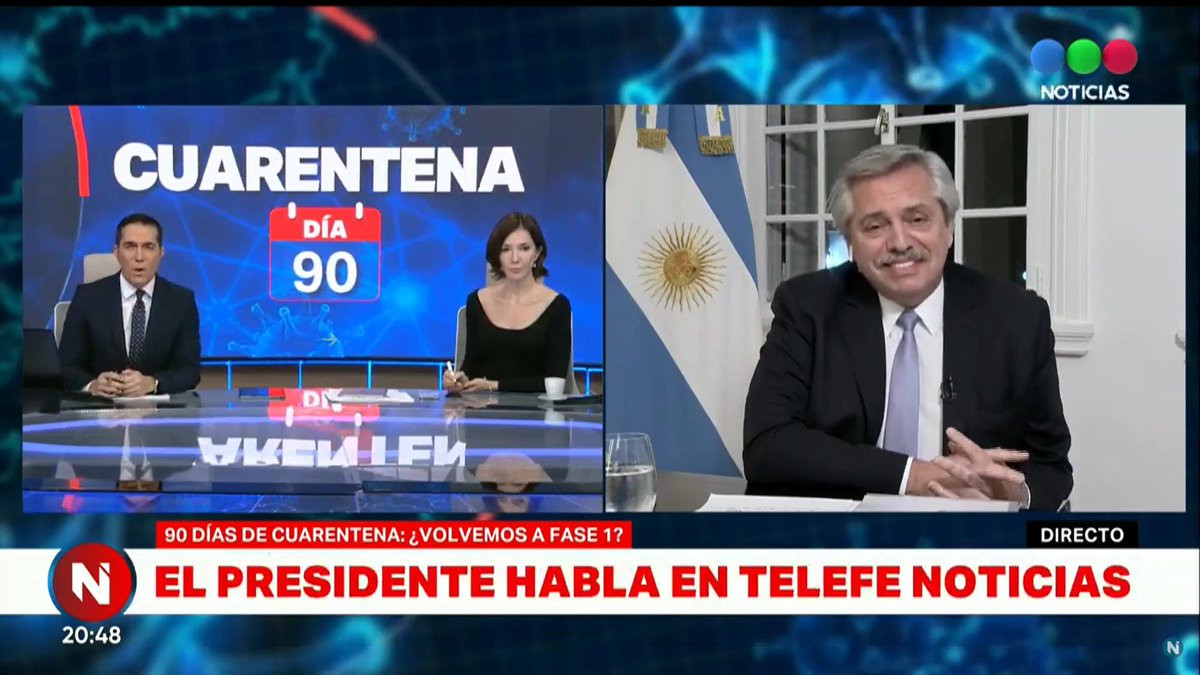 alferdezprensa's tweet image. 📺 Entrevista completa al presidente @alferdez en @telefenoticias youtu.be/mZZTAPQY0N0