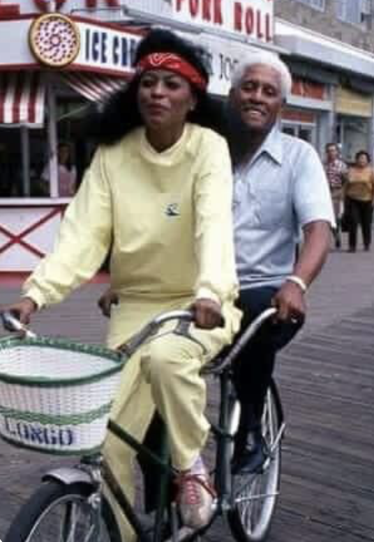 Diana Ross (she was an actor, too, don't @ me) was a stoker on a bicycle.