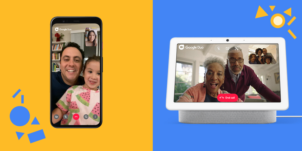 google nest hub duo call