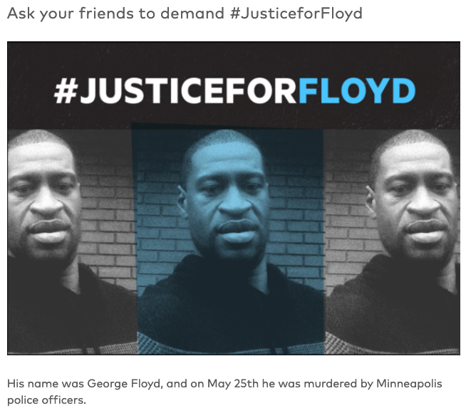 Angelecho's tweet photo. Sign this petition, we need to take action and demand change #JusticeForFloyd  https://t.co/q3kEbOez8B https://t.co/Hnaed2NzY0
