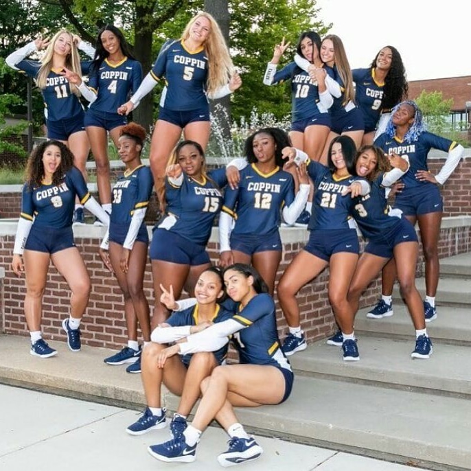 HBCUReunion's tweet photo. #WCW - The Coppin State University Women's Volleyball team (@coppin_vb) looking beautiful and posing for a picture

😍 😍 😍

#coppinstateuniversity #csueagles #hbcusports #hbcuvolleyball #hbcumade  #hbcuexcellence #hbcuproud #hbculife #hbcuculture #hbculove #hbcu365 https://t.co/Q5UqXG3rXw