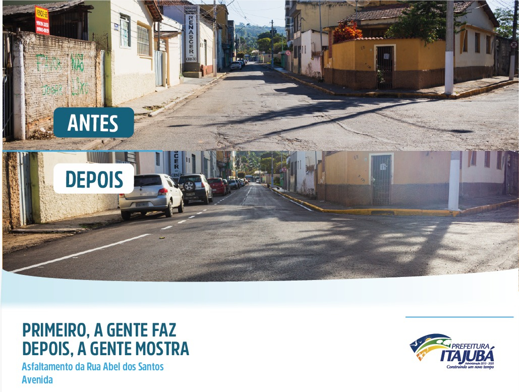 prefitajuba's tweet photo. Obras de asfaltamento já chegaram a 87 ruas; confira o ANTES e DEPOIS
Veja mais em: https://t.co/ln1QMbtyYS
#pminforma #prefeiturainforma #itajubá #suldeminas #notícias #notíciasdapmi #prefeituradeitajubá #cidadania #mg #obras #infraestrutura #rodrigoriera https://t.co/nzKhSc6Ji0
