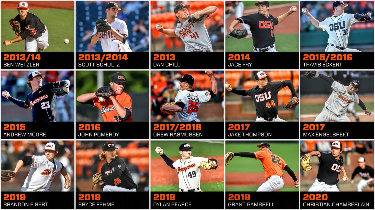 With Christian Chamberlain's selection last week, we've now had at least one pitcher picked in every MLB Draft for 20 consecutive seasons.