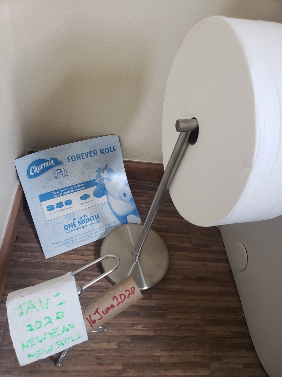 TheChrisOchs's tweet photo. Dear @Charmin #ForeverRoll,
Thanks for making the first half of 2020...Who are we kidding??
Thank you for being the ONLY thing that's been reliable the first six months of this year.
Let's see what roll two brings us. https://t.co/wqOxImQYlp