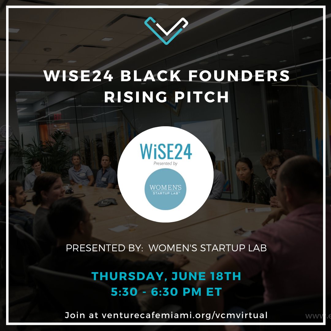 Momentum305's tweet photo. Get inspired, ready to connect and find your next investment as this cohort of top black women entrepreneurs takes the stage for this exciting pitch competition.
-
#vcmvirtual #vcmconnects https://t.co/rMzJRVoyQS