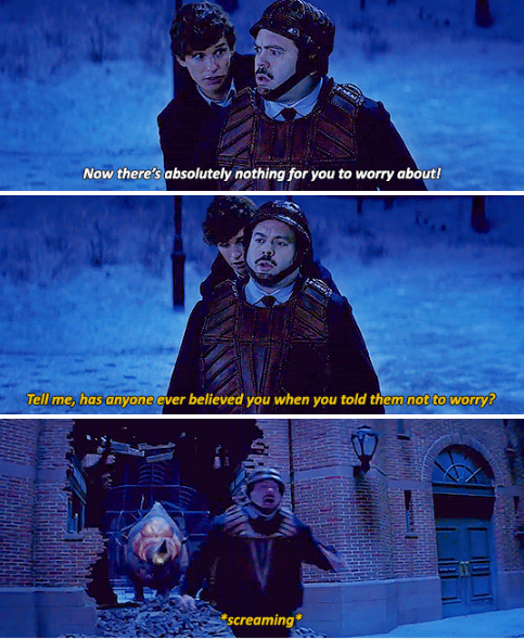SpeakBeasty's tweet photo. We all have that one friend who makes a good pitch for a plan but has poor execution 😂 #speakbeasty #fantasticbeasts #runjacobrun https://t.co/IdvJPsKMI1