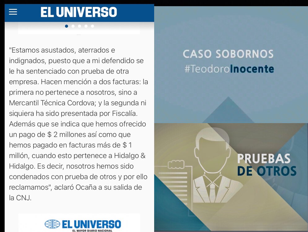 panchomazon's tweet photo. @FannyZamudio1 @LoloMino @EcuadorInocente Lo venimos advirtiendo y denunciando desde hace dos meses.  El tribunal penal cometió no menos de 4 barbaridades al juzgar a @teodoro_calle #TeodoroInocente tomar en cuanta esto👇🏽Tribunal de apelación. https://t.co/WcFYeQSu0v