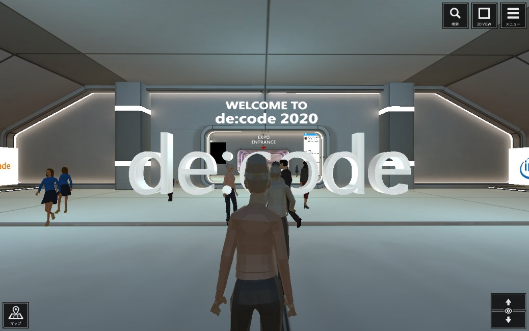 dz_'s tweet image. 作業前にちょっとだけ見に来ました！ #decode20