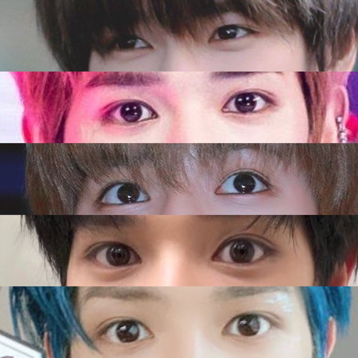 Ieetaesthetic's tweet photo. Taeyong's eyes            Taeyong's eyes
when he’s not               when he’s
performing                    performing https://t.co/fzedMOt0NZ