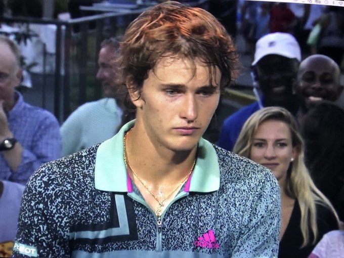 Sascha Zverev as emojis: a thread.