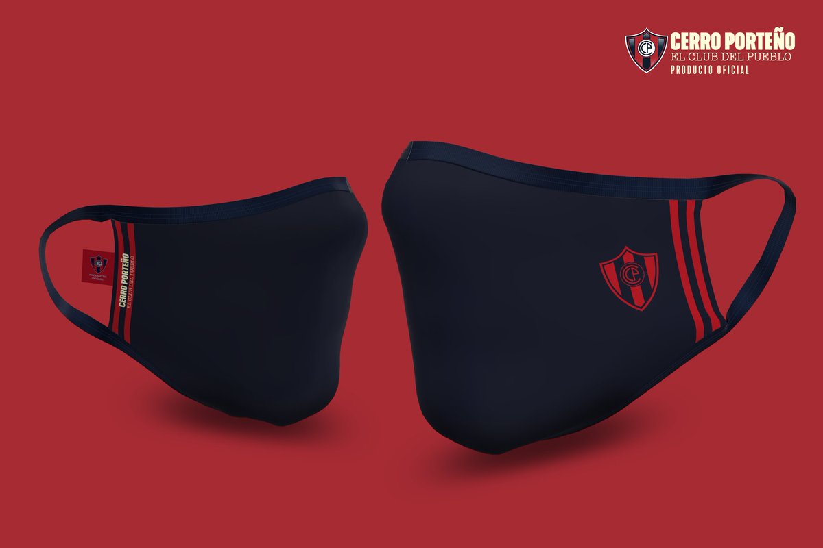 CCP1912oficial's tweet photo. Porque pensamos en todos los hinchas del Ciclón, próximamente nuevos diseños de Tapabocas oficiales del Club Cerro Porteño 😍

¡Seguimos innovando para vos! 🙌

#SomosPueblo 🔵🔴 https://t.co/n4n5Pq6Cr1