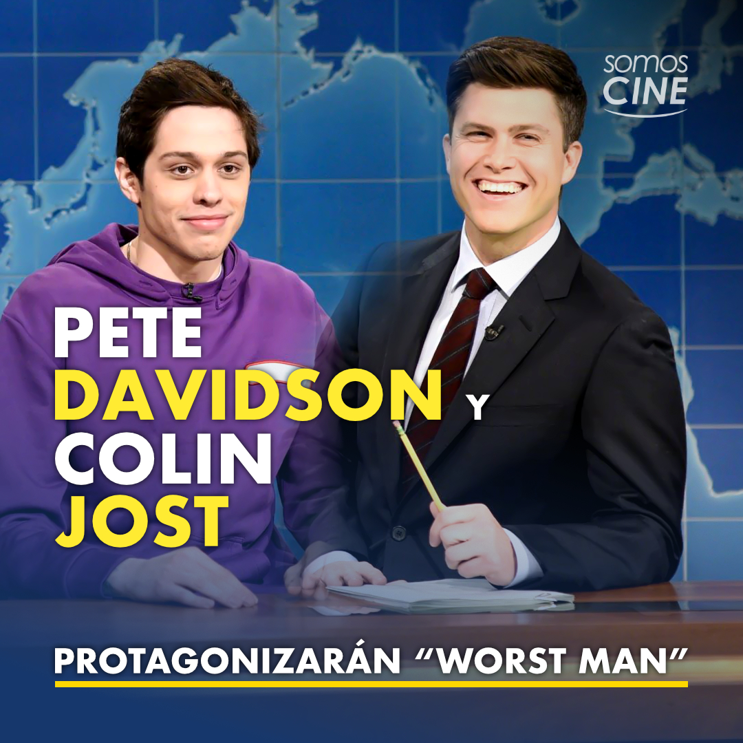 somosCINE's tweet photo. Pete Davidson y Colin Jost protagonizarán la comedia “Worst Man”.
La película será producida por el creador de SNL, Lorne Michaels.
(Continúa)...
#WorstMan #SomosFans #SomosCine 🍿 Si no tienes que salir, por favor #QuédateEnCasa https://t.co/W1CfymK6Fl