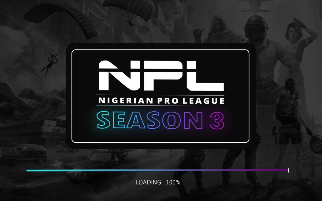PUBGNIGERIA's tweet photo. Loading complete! Official registration date for NPL Season 3 will be revealed later today #NPLS3

@PUBGNIGERIA @PUBGMOBILE @UpdatesPubg @GhettoNationGG @DarkDragonseSp1 @FEAR_E_SPORTS @outSIDERSOFFIC2 @lxgmobile @qstesports @ShellshockNG @slime__4KT @sidizensgaming https://t.co/7SnCZsmN9j